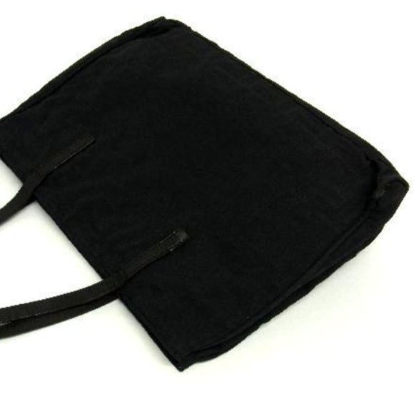 FENDI Zucca pattern nylon x leather handbag mini bag black - Picture 6 of 8